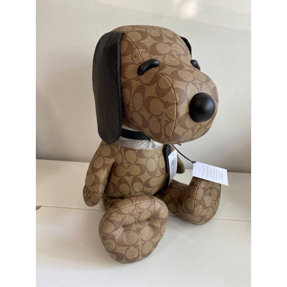 NWT Coach X Peanuts Snoopy Collectible In Signature Canvas  5405 $650